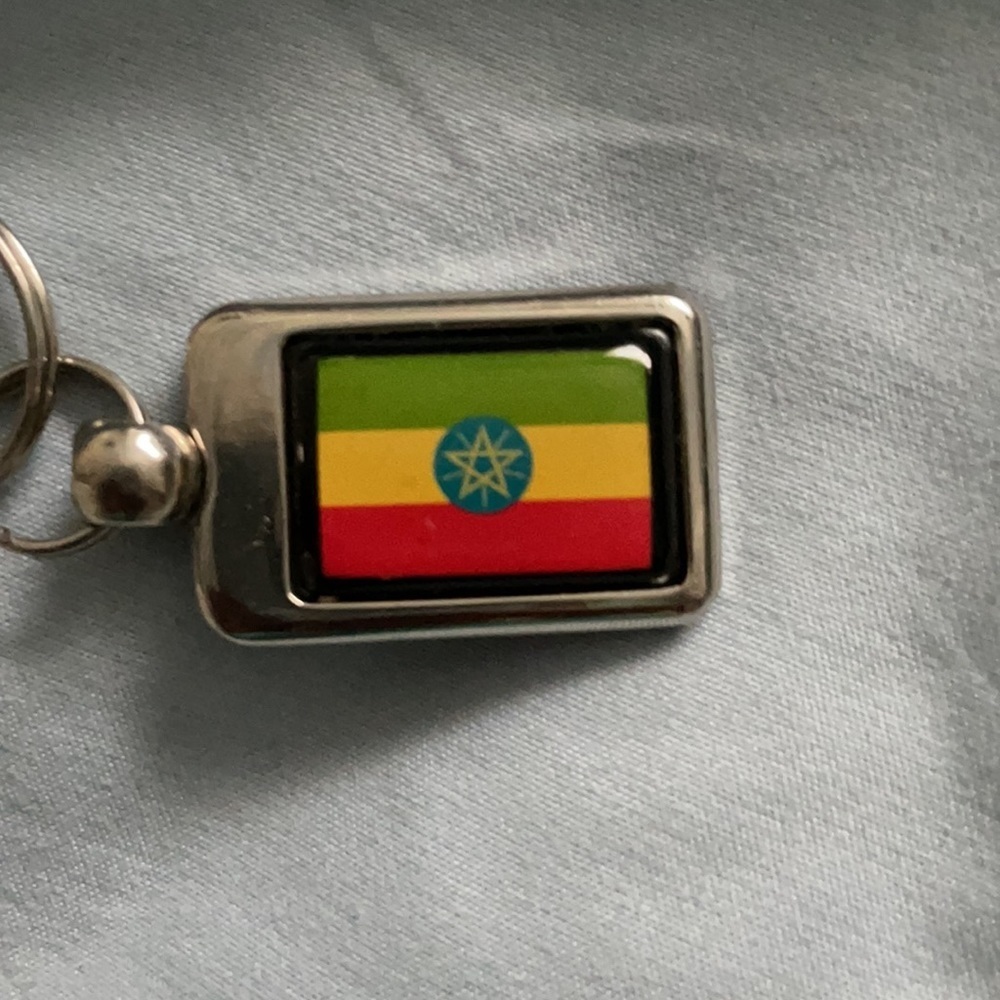 Ethiopia flag keychain Africa - Picture 3 of 4